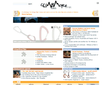 Tablet Screenshot of climbandmore.com